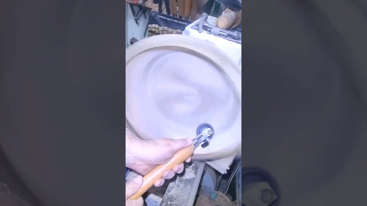Woodturning wooden sink 