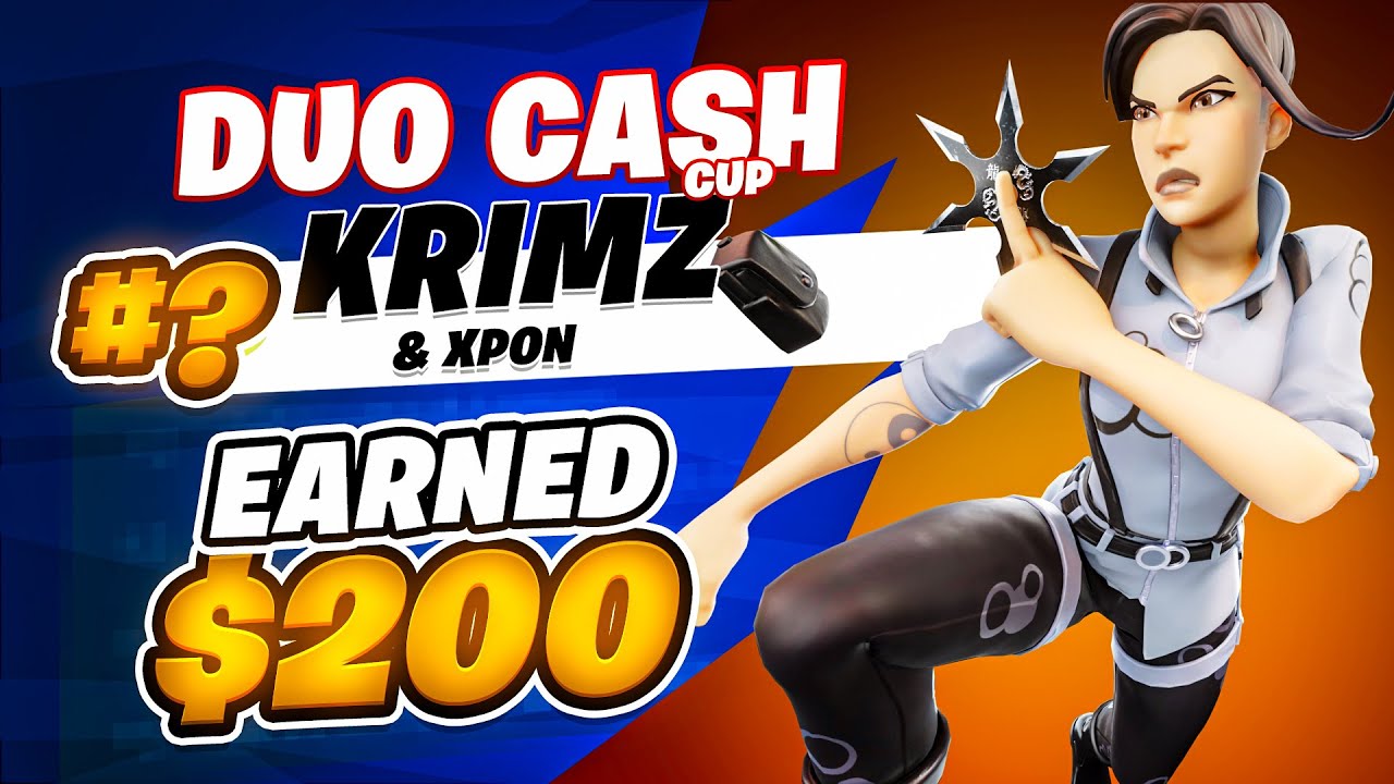How I Won $200 in the DUO CASH CUP FINALS🏆 - YouTube