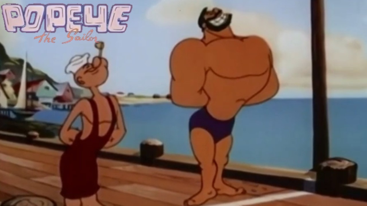 Swimmer Take All 1952 Popeye the Sailor Famous Studios Cartoon Short Film | Animation Film Review