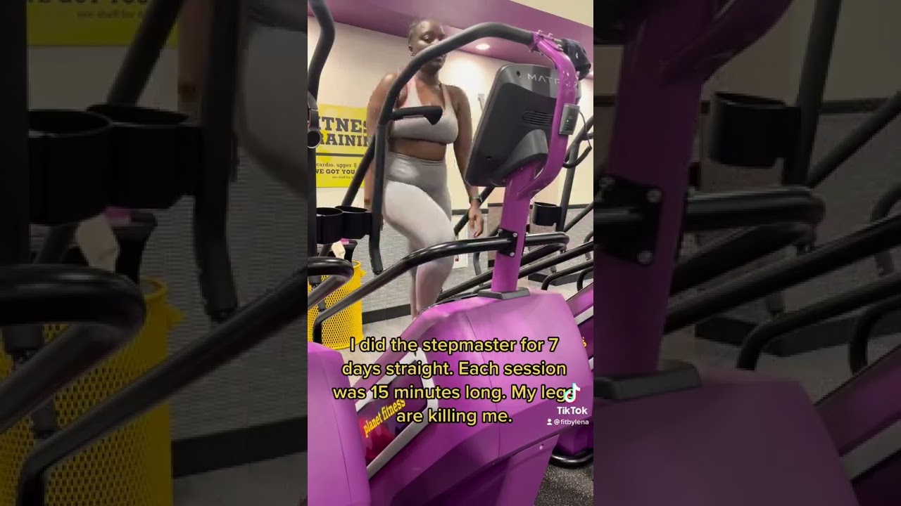 7 Day StairMaster Challenge by Lena. Current weight 217 pounds