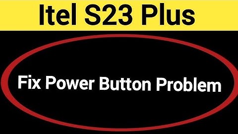 How to fix power button problem Itel S23 plus, how to fix auto restart problem