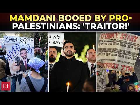 'Mamdani, you can’t hide': NYC Mayor heckled by pro-Palestinian protesters at October 7 memorial