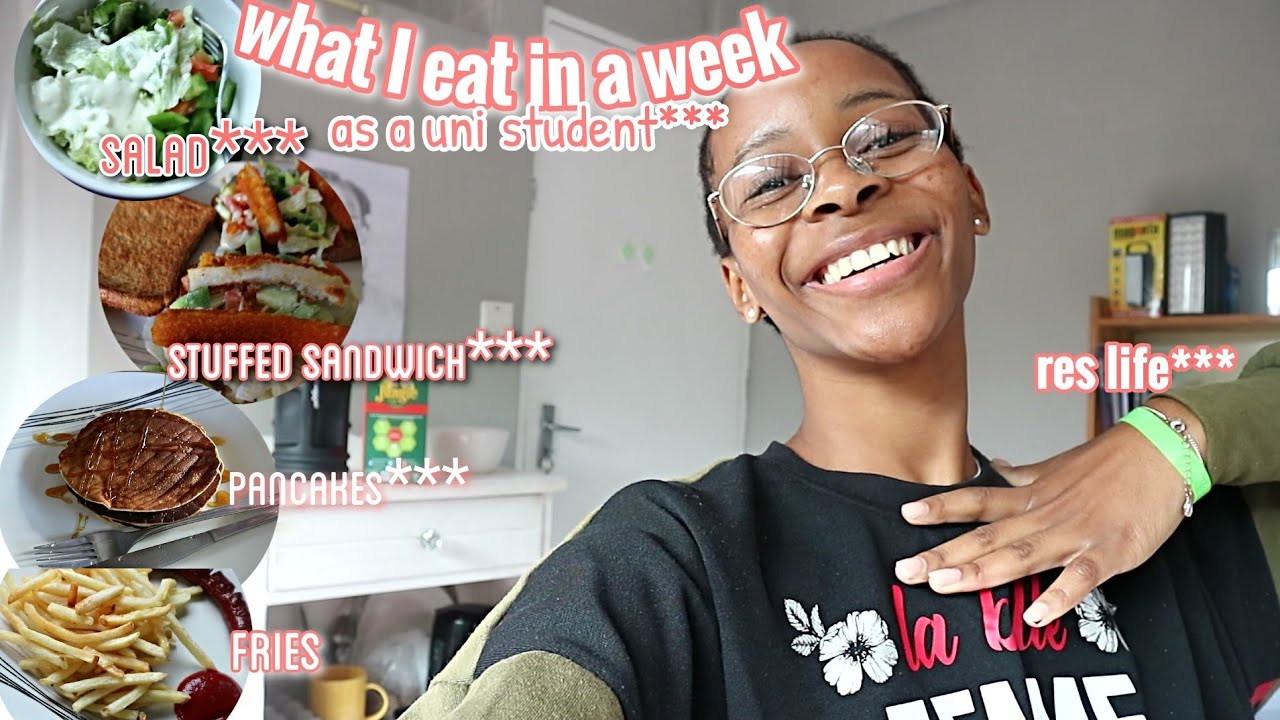 what I eat in a week as a uni student at res|Nelson Mandela University