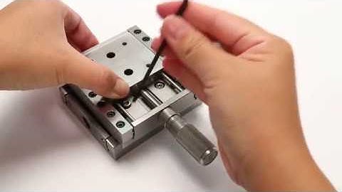 UMR Series 2-Axis Manual Positioning System