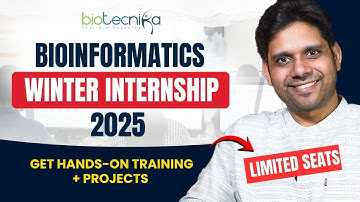 Bioinformatics Winter Internship 2025 | Get Hands-on Training + Projects - Limited Seats