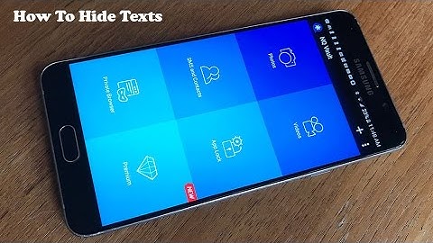 How To Hide Text Messages On Galaxy S7 / S7 Edge / Note 5 - Fliptroniks.com