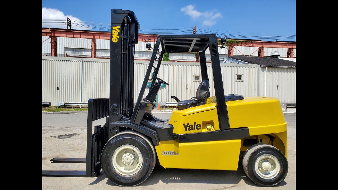 YALE GDP100MJNPBV110 10,000 lb Lift Capacity Forklift (30C) - YouTube