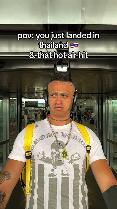 ITS REALLY HOT IN THAILAND 🥴🥴