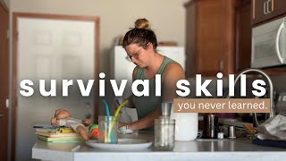 How to survive being a Stay-at-Home Mom (what your mom didn't teach you.)