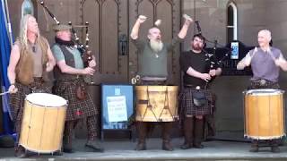 Video thumbnail of "Clanadonia Keepin' it tribal Scottish wild style with "Ya Bassa" at Scone Palace, May 2018 - 4K"