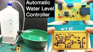 Automatic Water Level Controller DIY + PCB Design & All steps of making 230V AC
