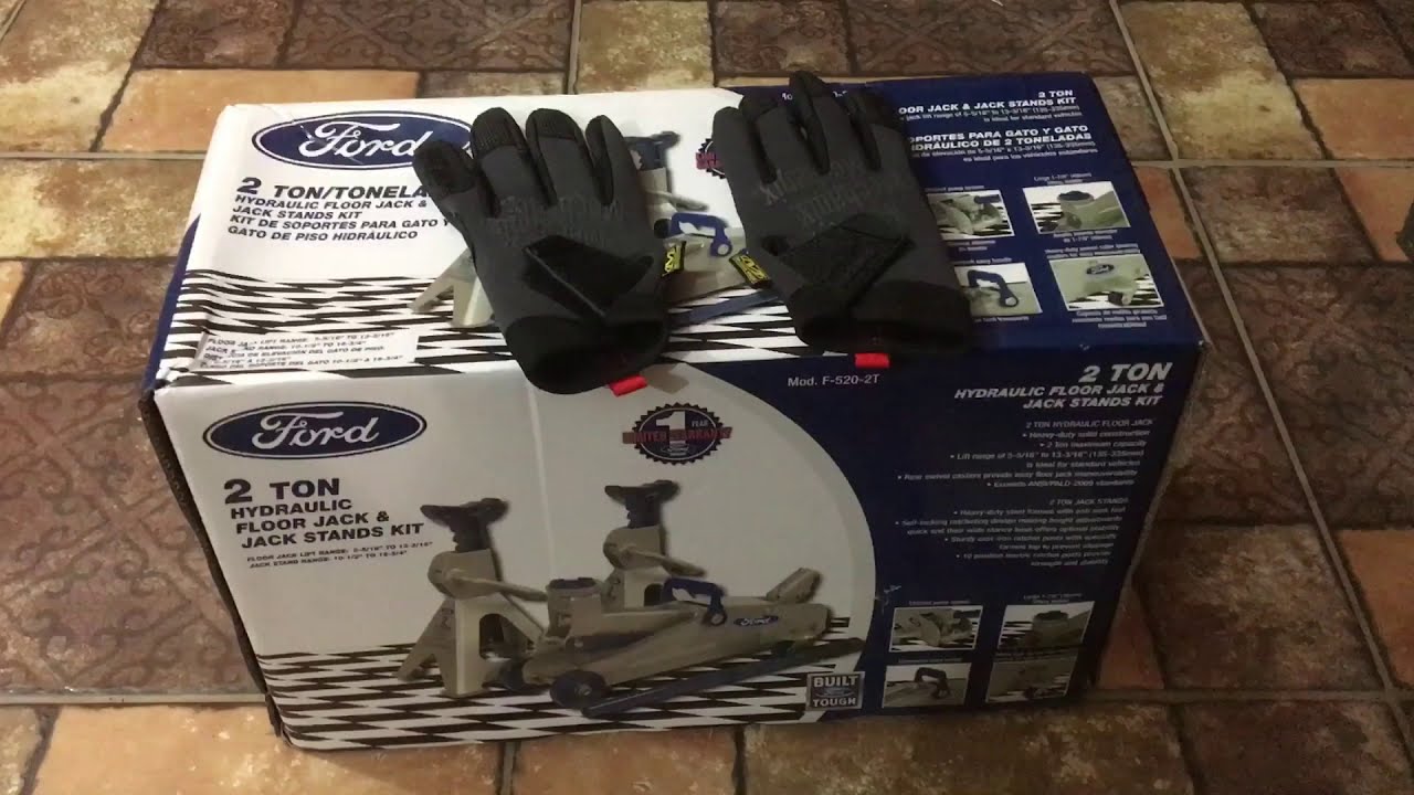 Ford 2 Ton Hydraulic Floor Jack Jack Stands Kit Unboxing By Troy