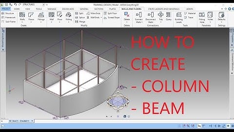 [E3D 2.1]_HOW TO CREATE COLUMN BEAM IN STRUCTURE MODULE