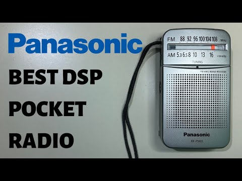 Panasonic RF-P50 AM FM Pocket Radio Unboxing and Review