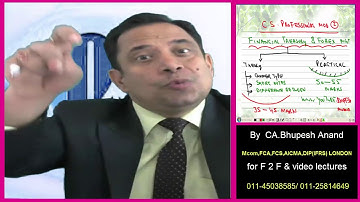 FM Demo video by BHupesh Anand FCA, FCS, FCMA, IFRS (London)