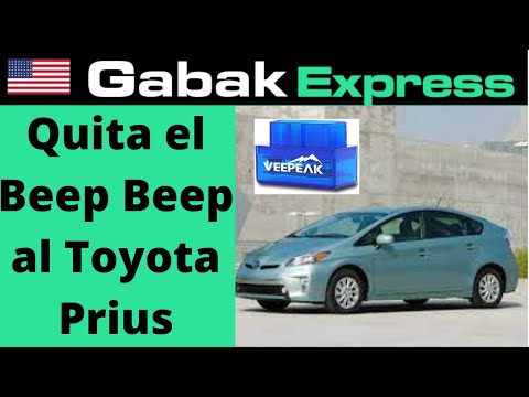 Video: ¿Cómo se apaga el bip de marcha atrás en un Prius 2013?