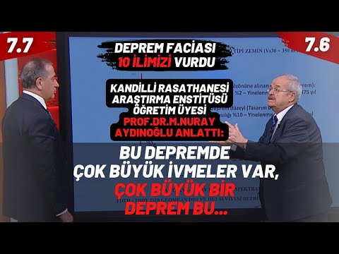 Prof.Dr.M.Nuray Aydınoğlu Anlattı: Bu Depremde Çok Büyük İvmeler Var..Çok Büyük Bir Deprem Bu..