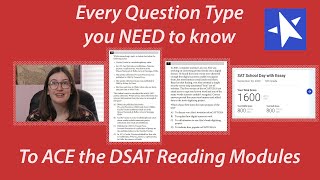 Every question type you need to recognize for the DSAT Reading Modules