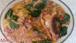 Healthy Tipid Tips Ulam| Monngo Sardinas At Malunggay| Mj Nalanga