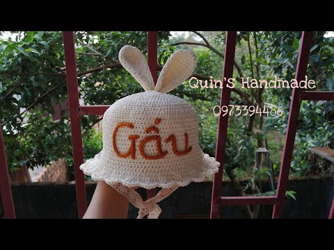 Video Hướng dẫn móc mũ thỏ nhà Nha Trang Handmade 1/2|... - youtube