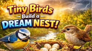 Tiny Birds Build a Dream Nest | Amazing Nature Story | AI Animal Short Film” #animalstory #ainature# screenshot 1