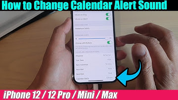 iPhone 12/12 Pro: How to Change Calendar Alert Sound
