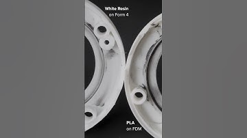 Surface Finish Test: FDM vs SLA 3D Printers #shorts