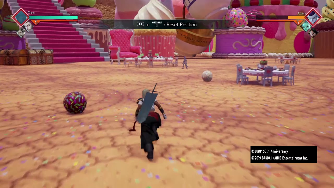 JUMP FORCE FINGER PISTOL MOVE RANGE