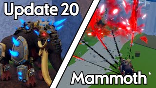 Mammoth Fruit Transformation Showcase - Blox Fruits Update 20