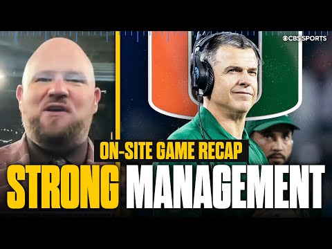 Brandon Marcello praises Mario Cristobal's game management as No. 10 Miami outlasts No. 6 Ole Miss
