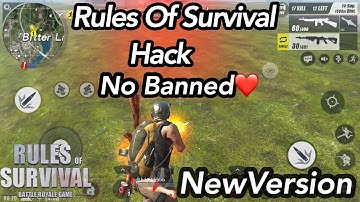 របៀបហែកRules Of Survival New version - How to Hack Rules of survival/Android no root