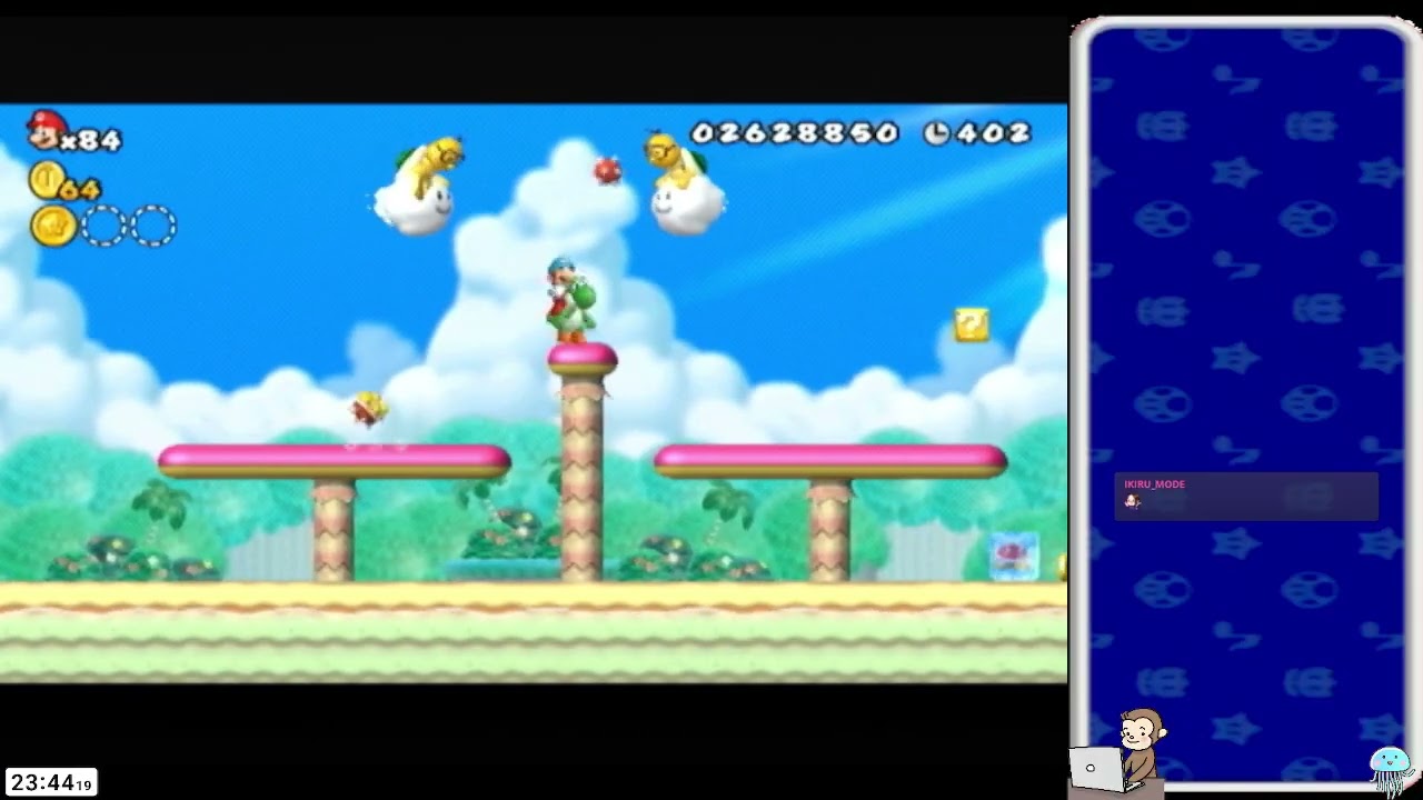 ヒップドロップ New スーパーマリオブラザーズ Wii (new super mario bros wii)4-屋敷～5-砦まで