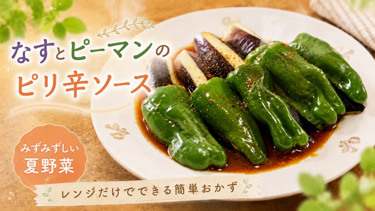 Summer Vegetable Recipe] Melt-in-your-mouth Eggplant and Crunchy