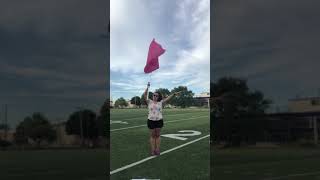 Breakdown Video of DGN School Song Routine (A-Line) - Downers Grove North Color Guard