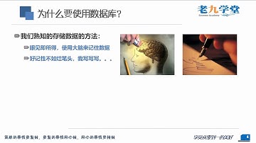 MySQL 1 2为什么要使用数据库 1