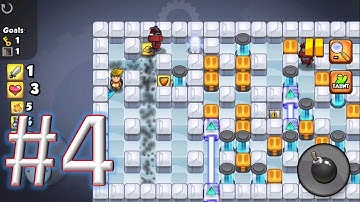 Bomber Friends Robot Quest gameplay walkthrough 4 android & ios