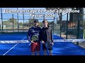 Etienne stage de padel a barcelone 2024