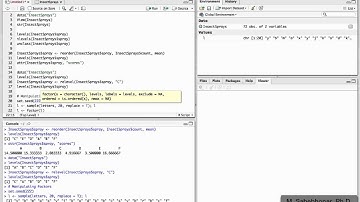 آموزش نرم افزار R - کار با Factor (توابع relevel, reorder و table)