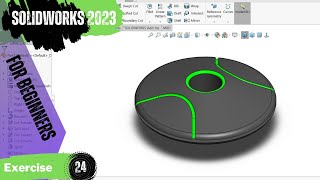 SolidWorks Exercise for Beginners #24 | SolidWorks Tutorial | CAD