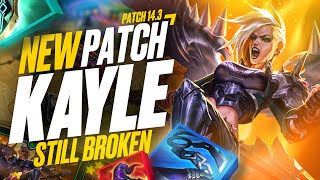 Kayle is Still a BEAST New Patch Kayle Reroll | Rank 1 TFT Patch 14.3