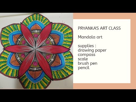 Easy Mandala art - YouTube