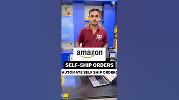 Automate Self ship orders on Amazon, schedule self ship orders #amazon #selfship #ecommerce