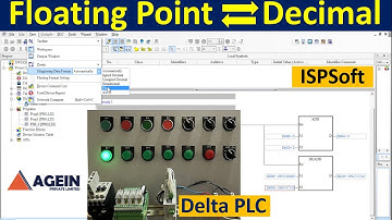 DECIMAL TO FLOATING POINT USING DELTA PLC - Addition, Subtraction, Multiply, Division. | ISPSOFT