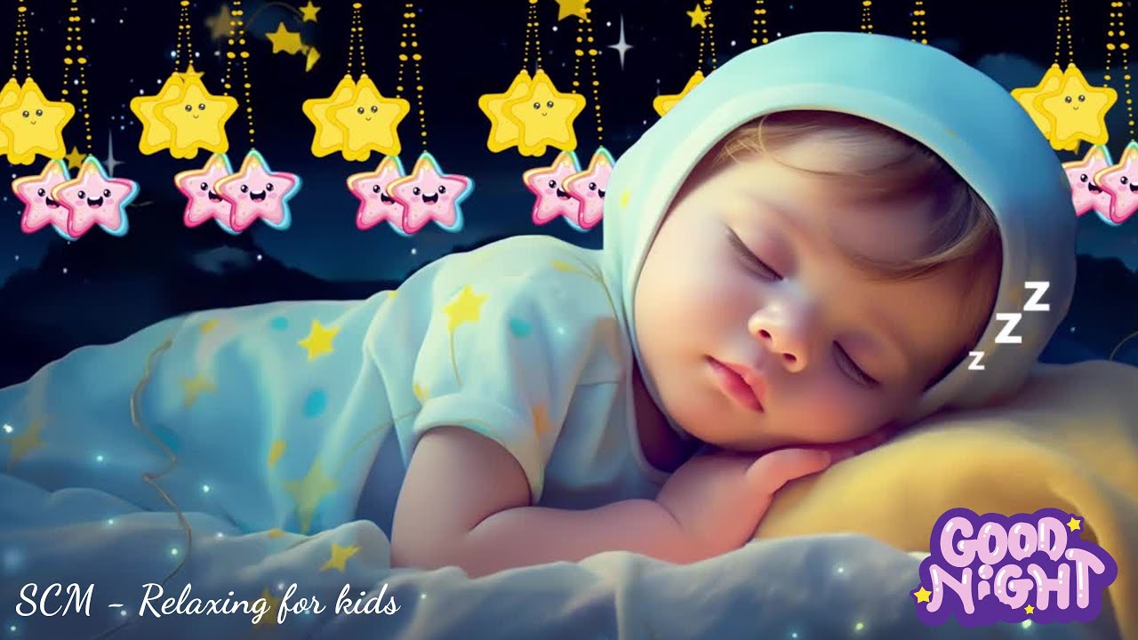 Soothing Sleep Music ✨ Mozart & Brahms Lullaby 🌙 Baby Sleep Music ♥ Fall Asleep Fast in 3 Minutes