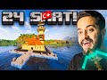 KÖYÜMÜZE 5 KİŞİ 24 SAAT'DE KIZ KULESİ YAPTIK! MİNECRAF'IN EN İYİSİ! 28. Bölüm