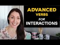 Vocabulary Builder: English Verbs for Interactions