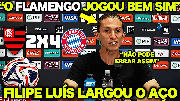 FILIPE LUIS LARGOU O AÇO ! OLHA O QUE ELE FALOU após FLAMENGO 2 X 4 BAYERN DE MUNIQUE