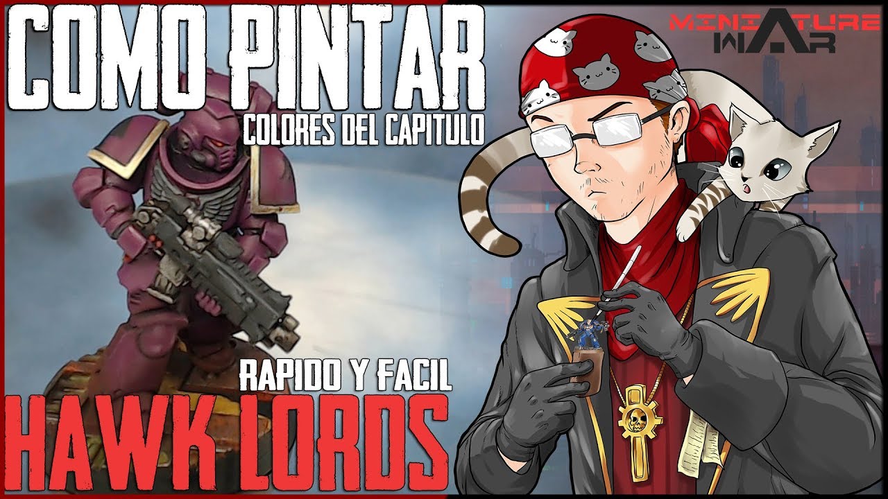 Cómo pintar HAWK LORDS 🦅 PRIMARIS WARHAMMER 40.000 CONQUEST - YouTube