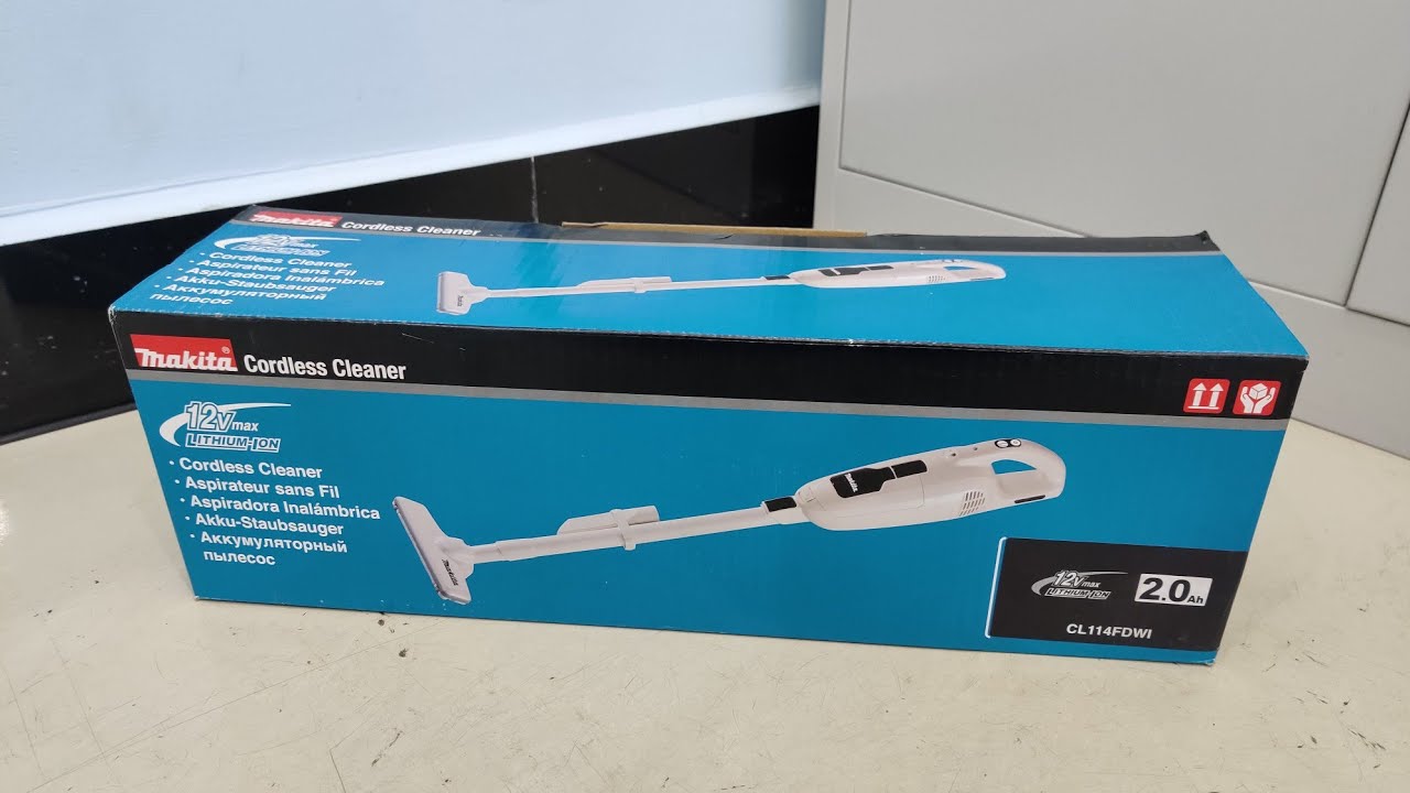 Unboxing Makita CL114FDWI - Cordless Handy Cleaner 12V max
