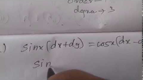 plus two mathematics lesson 8 Differential Equations exercise 8.1 (1)